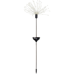 Drillpro - Luci decorative da giardino solari Luci per fuochi d'artificio ad energia solare, 8 modalità di luci da giardino (bianche, 1x luce bianca en oferta