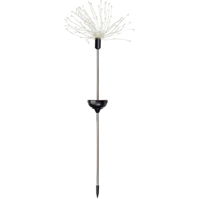Drillpro - Luci decorative da giardino solari Luci per fuochi d'artificio ad energia solare, 8 modalità di luci da giardino (bianche, 1x luce bianca