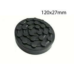 Tampone a cuffia in gomma per ponte elevatore sollevatore 120 x 27mm ricambio en oferta