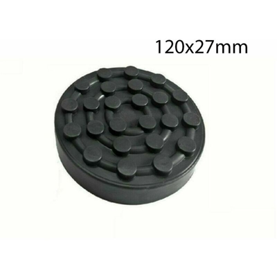 Tampone a cuffia in gomma per ponte elevatore sollevatore 120 x 27mm ricambio