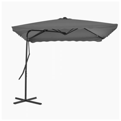 Ombrellone Da Esterni Con Palo In Acciaio 250x250cm Antracite en oferta
