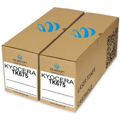 2x Tk675, Tk-675 Toner Negro Compatible Con Kyocera Km2540 Km2560 Km3040 Km3060 300i en oferta