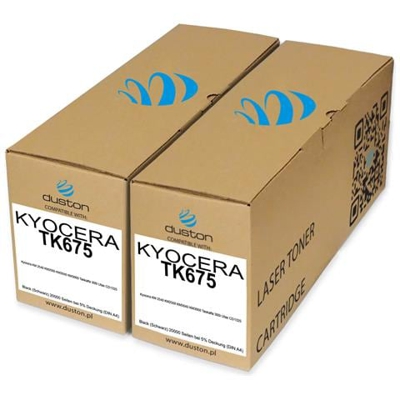 2x Tk675, Tk-675 Toner Negro Compatible Con Kyocera Km2540 Km2560 Km3040 Km3060 300i