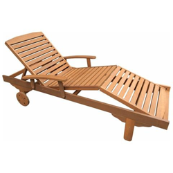 Lettino Pieghevole In Legno Esotico Singapour - Maple - Acero precio