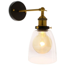 Arum Lighting - Applique Globe industriale in vetro VINTAGE E27 precio