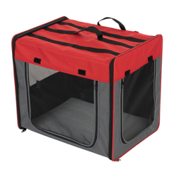 Trasportino First Class Basic rosso / grigio per cani  - M: L 61 x P 46 x H 53,5 cm precio