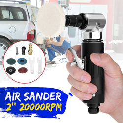 Drillpro - Set di smerigliatrice pneumatica per smerigliatrice pneumatica da 2 pollici con tampone pneumatico angolare a 90 ° precio