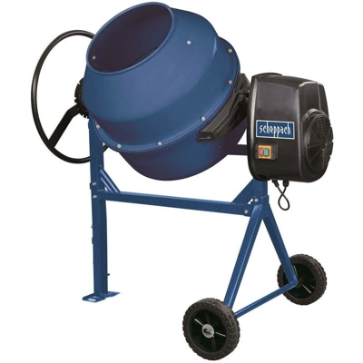 Betoniera Elettrica 160L 650W Scheppach Mix160 Impastatrice Miscelatore Cemento