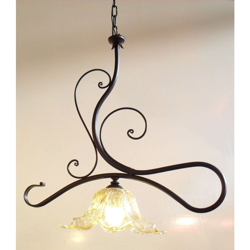 Lampadario plafoniera applique emozioni cm64x36xh90 colore nero/ruggine características