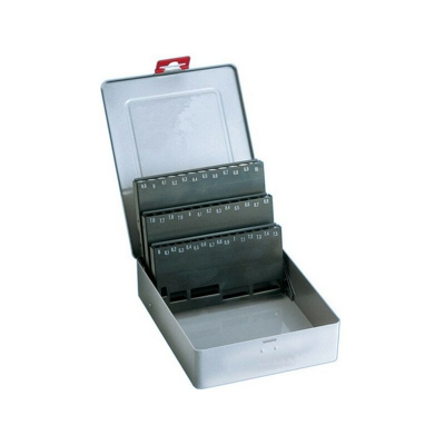 Casella Vuota In Metallo Per Trapano Ø: 1,00-10,00 Mm, N. Bit 19 Articolo, Pas 0,5 Millimetri