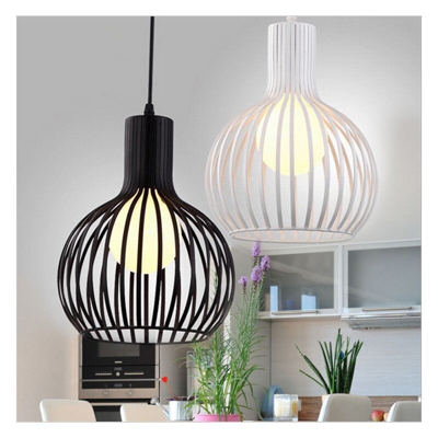 Lampada a Sospensione Industriale Lampadario Antico E27 Luce Pendente Retrò Bianca Luce Sospesa Vintage per Soggiorno Camera da Letto Del Caffè
