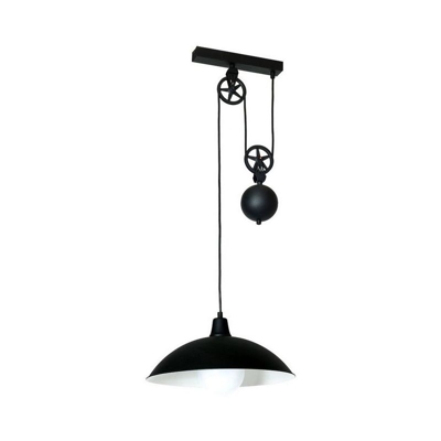 Lampada a Sospensione Perseus - Lampadario - da Soffitto - Nero in Metallo, 37 x 37 x 120 cm, 1 x E27, 60W