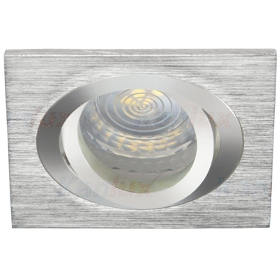 Kanlux - faretto incasso alluminio 1 luce CE GX5,3 IP20 alluminio interno orientabile kan 18281