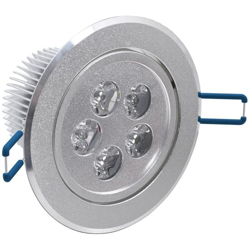 Faretto Led Rotondo 5W A Molla Faro Ad Incasso Luce Bianca Fredda Con Alette precio