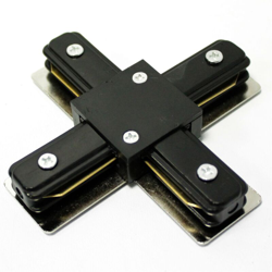 BeMatik - Giunzione Unione Quad ferroviarie Luce di soffitto-rail 1 via nero características