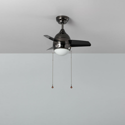 Ventilatore LED da Soffitto Modern 7W Nero Bianco Freddo 6000K - 6500K en oferta