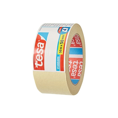 Tesa 05089-00000-00 Nastro Adesivo per Mascheratura in Carta Standard Senza Solventi 50mm