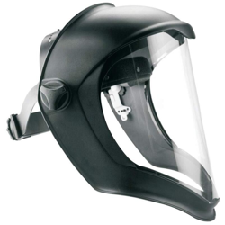 Bionic 1011624 Visiera di protezione Nero, Trasparente DIN EN 166, DIN EN 169, DIN EN 170 - Honeywell Aidc en oferta