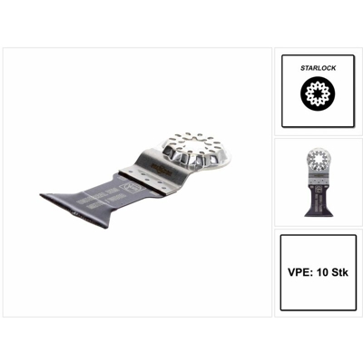 FEIN E-Cut Universal Starlock Lama da taglio 55 x 44 mm / Bimetal - 10 pz. ( 63502223240 )