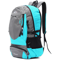 Drillpro - Zaino da viaggio sportivo 35L Campeggio Escursionismo Zaino unisex per laptop a spalla Pacchetto di accessori per l'arrampicata (blu, blu) en oferta