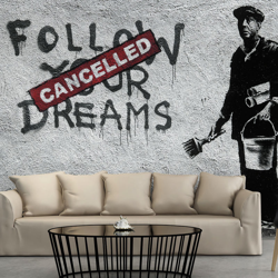 Fotomurale Dreams Cancelled Banksy cm 250x175 - Artgeist precio