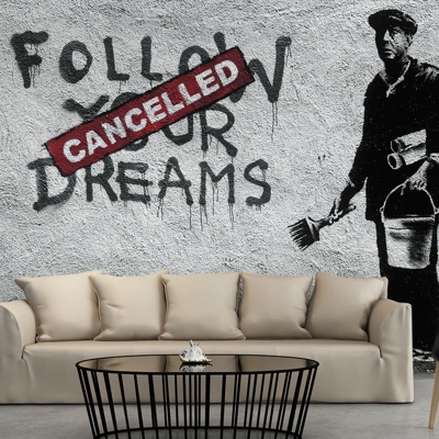 Fotomurale Dreams Cancelled Banksy cm 250x175 - Artgeist