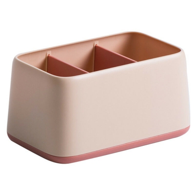 Insma - YOUPIN Desktop Storage Box Design con chiusura Ottimizzazione della griglia a tre punti ROSA