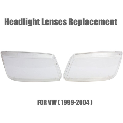 2X Cover Shell COPERTURA LENTE LAMPADA FARO PER VW JETTA BORA MK4 99-05