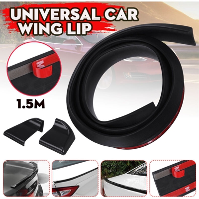 Paraurti spoiler posteriore per bagagliaio adesivo da 4,9 piedi / 1,5 m Universale Auto