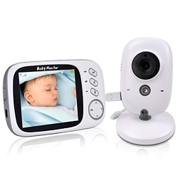 COLORWAY Babyphone con fotocamera, Wireless Baby Monitor Video Baby Monitor funzione interfono digitale con sensore di temperatura Canti sonno visione precio