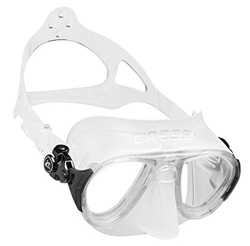 Cressi Calibro Mask, Maschera Subacqua Professionale Antifog per Apnea, Immersioni Unisex Adulto, Trasparente/Trasparente precio