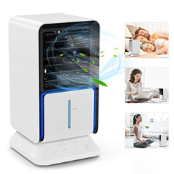 Condizionatore Portatile, TedGem Mini Condizionatore, Mini Raffreddatore D'aria Scuotere la Testa a Sinistra e Destra a 45 °, 3 in 1 Ventilatore/Umidi precio