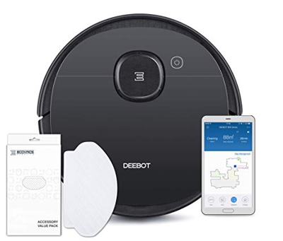 ECOVACS DEEBOT OZMO 950 - Care, robot aspirapolvere 2 in 1 con funzione lavapavimenti e navigazione intelligente, controllo Google Home, Alexa e app +