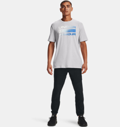 Maglia a manica corta UA Team Issue Wordmark da uomo características