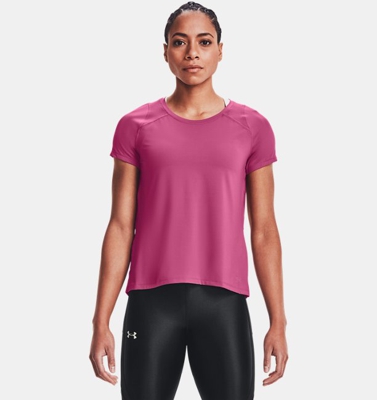Maglia a manica corta UA Iso-Chill Run da donna