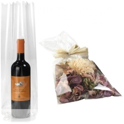 Confezione 100 Buste Trasparenti 15x25cm Uso Alimentare - Piennepi