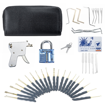 Set Set di strumenti di sblocco del fabbro (grigio, 40 pezzi)