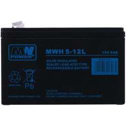 Mw potenza mwh 5-12l batteria veicolo 6 ah 12 v 125 a en oferta