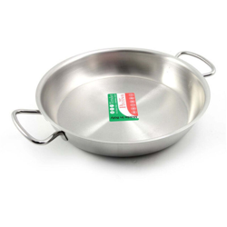 Tegame per induzione in acciaio inox con 2 manici Inox Diametro 40 cm precio