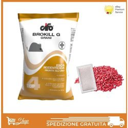 VELENO PER topi e ratti TOPICIDA RODENTICIDA TRAPPOLA ESCA IN GRANI 150 GR - Cifo en oferta