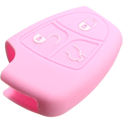 Cover Shell Case 3 pulsanti chiave per Mercedes Benz CL500 CLK320 SLK55 rosa