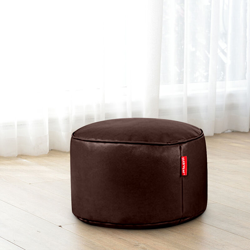 Copridivano rotondo Poggiapiedi Pouf Borse Divano Chaise longue Fodera solo sgabello Match 20x50CM en oferta