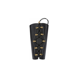 Braccialetto protettivo classico in pelle bovina tradizionale (nero, poliuretano nero) en oferta