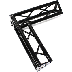 Triangolare truss 150 millimetri di tipo-2 in alluminio nero angolo di 90 gradi - Bematik precio