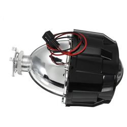 2.5 pollici RHD Car Lights Mini Bi-Xenon HID Proiettore Lente Angels Eye Cupolino H1 H4 H7 (Blu, RHD) en oferta