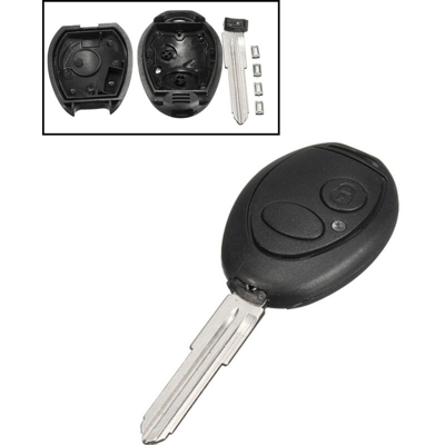 Custodia per telecomando con chiave a 2 pulsanti per Land Rover Freelander Discovery 1 2 TD4 5