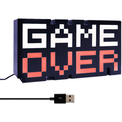 Game over game atmosfera luce con sensore sonoro regolazione a tre posizioni tendone lampeggiante multicolore con cavo USB características