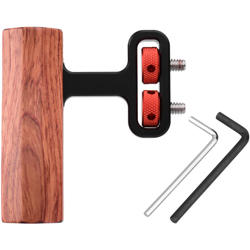 Impugnatura laterale Interfaccia a vite da 1/4 di pollice con 2 chiavi esagonali per tutti i modelli di gabbia per conigli della fotocamera nera precio