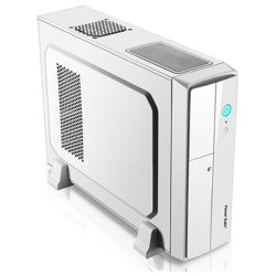 M-ATX / MINI-ITX Custodia per computer in lega di alluminio con supporto per scheda madre USB 2.0 Mini desktop chassis per home office en oferta
