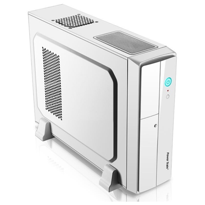 M-ATX / MINI-ITX Custodia per computer in lega di alluminio con supporto per scheda madre USB 2.0 Mini desktop chassis per home office